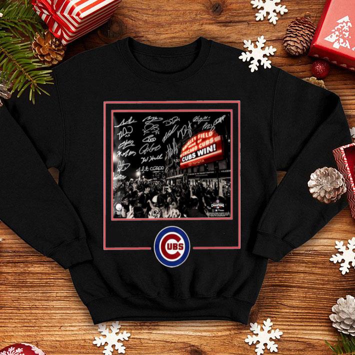 Wrigley Field Home Of The Chicago Cubs Signatures shirt