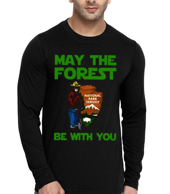 Farmer Bear May The Forest Be With You Shirt