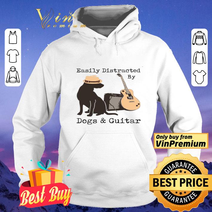Easily Distracted By Dogs And Guitar shirt