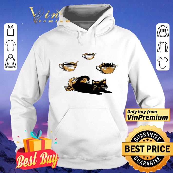 Black Cat Love Coffee shirt