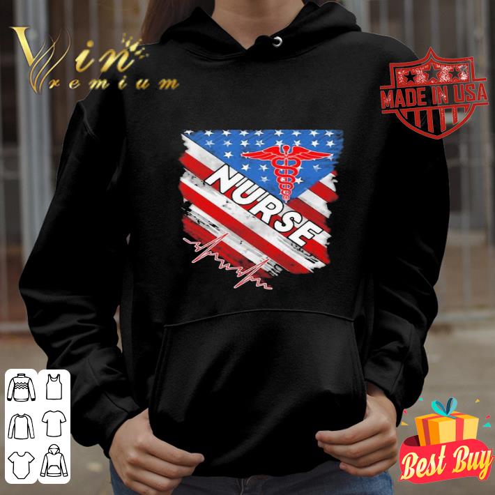 cfb8c7ee nurse heartbeat and american flag independence day shirt 4 - Nurse Heartbeat and American Flag Independence Day shirt