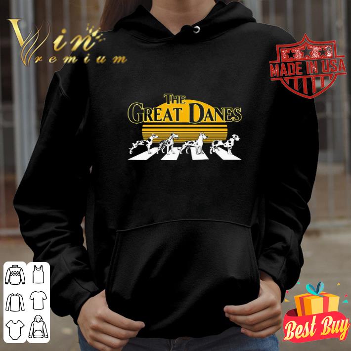 The Great Danes mashup Abbey Road shirt
