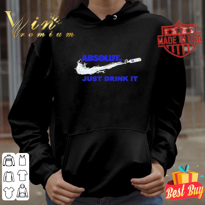 Absolut Vodka Nike Logo Just Drink It shirt