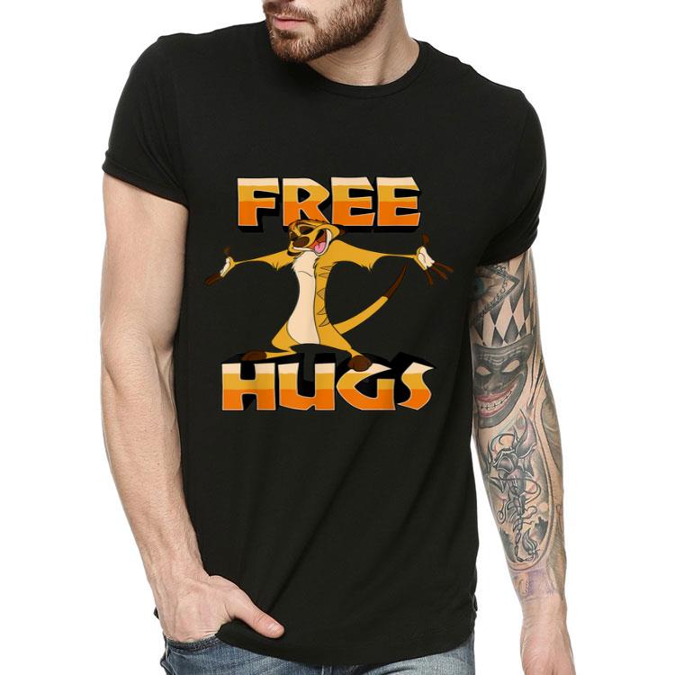 Disney Lion King Timon Free Hugs Graphic Shirt