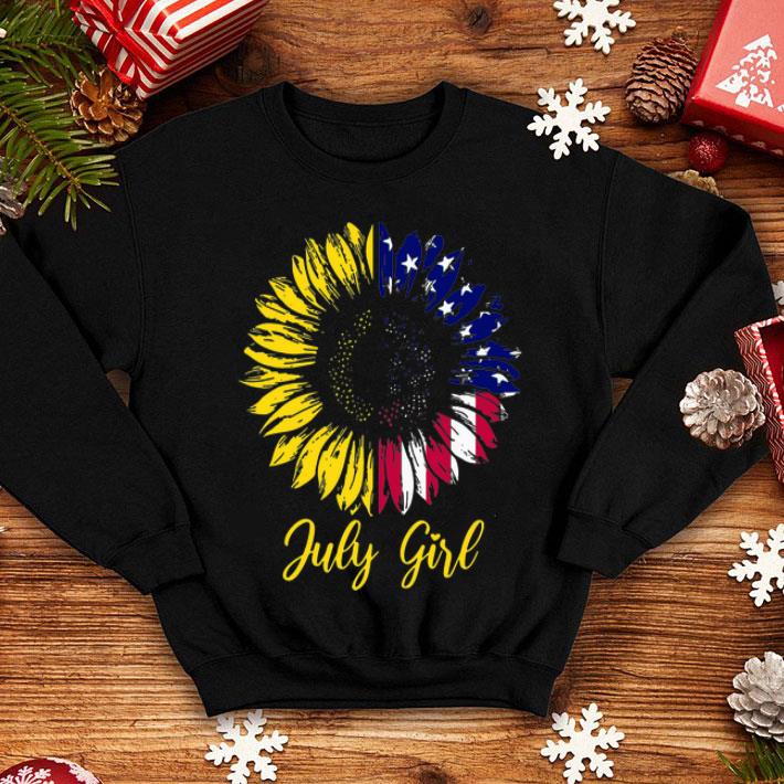 Sunflower July Girl American Flag shirt 12 Sunflower July Girl American Flag shirt