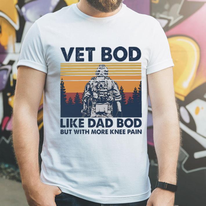 Vintage Vet Bod Like Dad Bod But With More Knee Pain Father's Day shirt