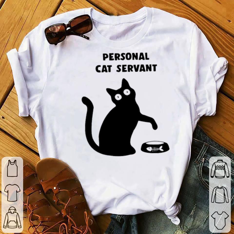 d3b55a47 black cat personal cat servant shirt 4 - Black Cat Personal Cat Servant Shirt