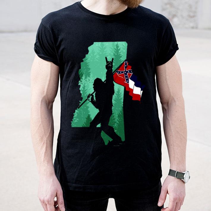 d4250e91 bigfoot mississippi flag map shirt 4 - Bigfoot Mississippi Flag Map Shirt