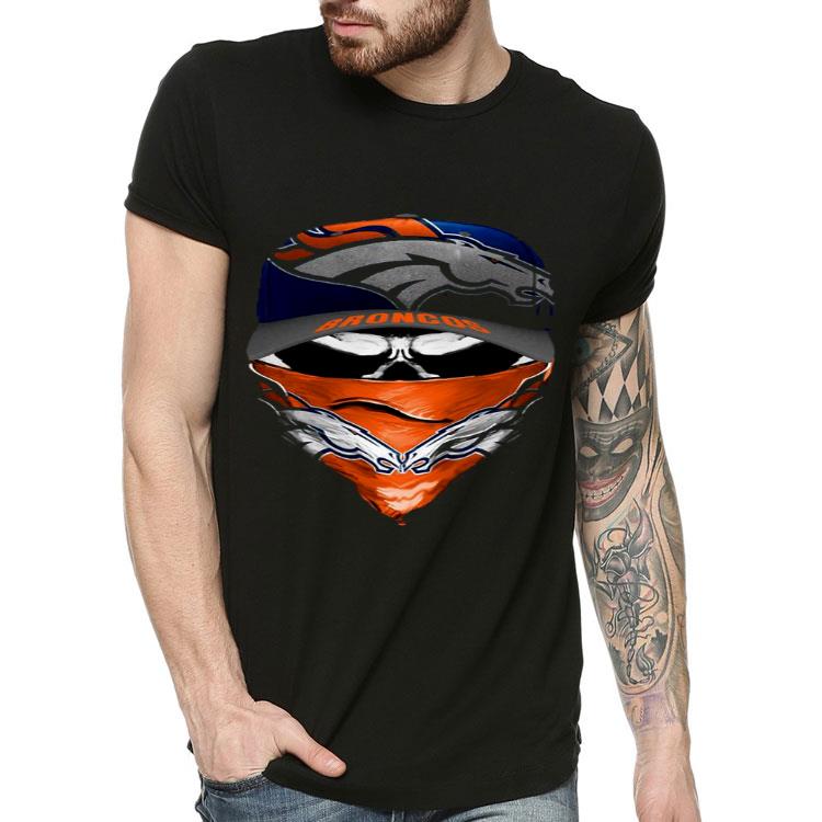 Skull Face Mask Denver Broncos Shirt