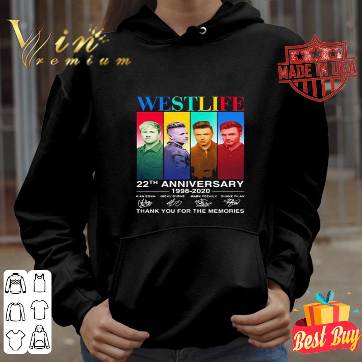 d6c66e58 lgbt westlife 22th anniversary 1998 2020 signatures shirt 4 - LGBT Westlife 22th Anniversary 1998-2020 Signatures shirt