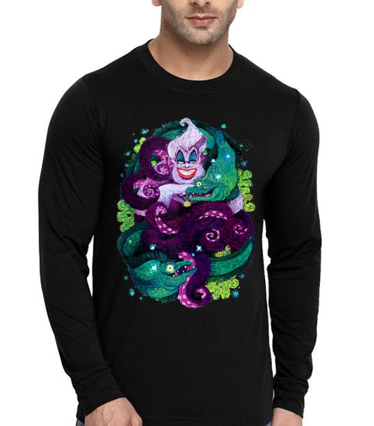 d6f0c468 disney the little mermaid ursula sea witch painting shirt 4 - Disney The Little Mermaid Ursula Sea Witch Painting Shirt