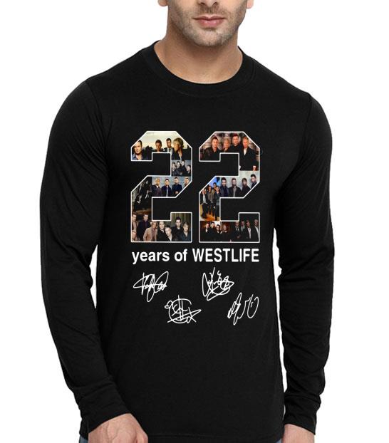 22 Years Of Westlife Signatures Shirt