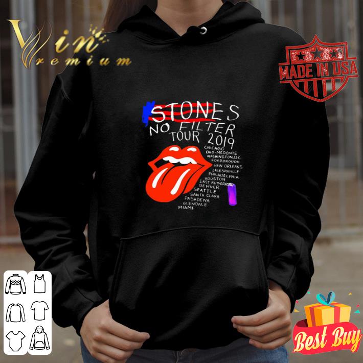 Stones No Filter Tour 2019 List shirt