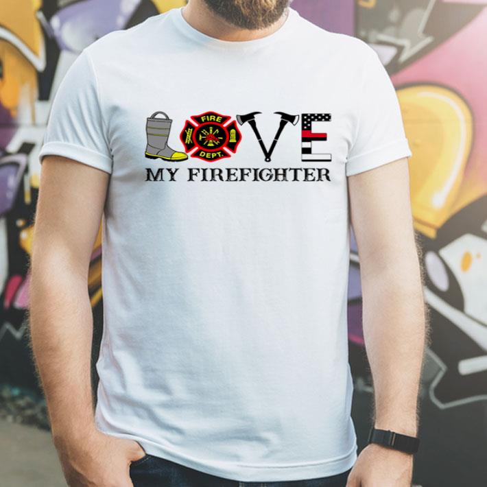 Love My Firefighter American Flag shirt 1 Love My Firefighter American Flag shirt