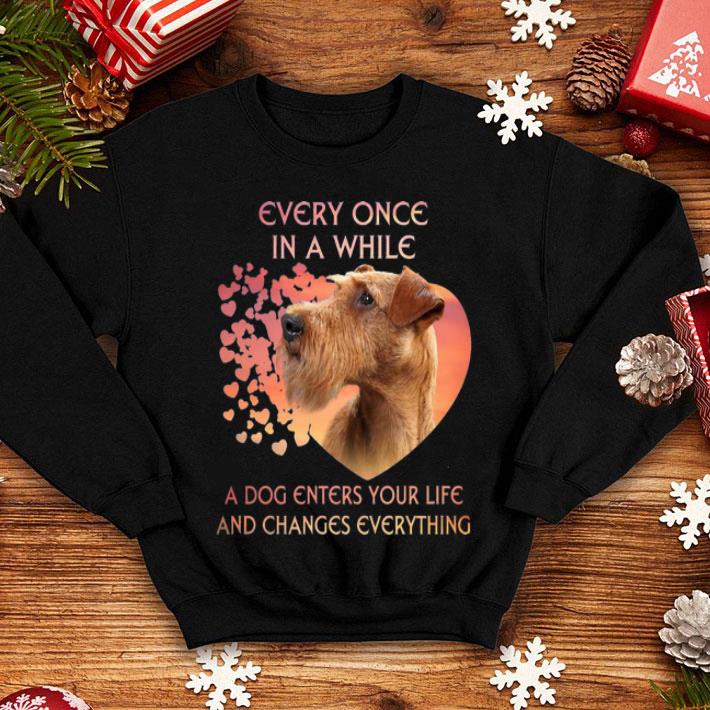 Irish Terrier A Dog Enters You Life And Changes Every Thing shirt