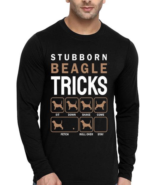 dd93bde6 stubborn beagle tricks shirt 4 - Stubborn Beagle Tricks Shirt