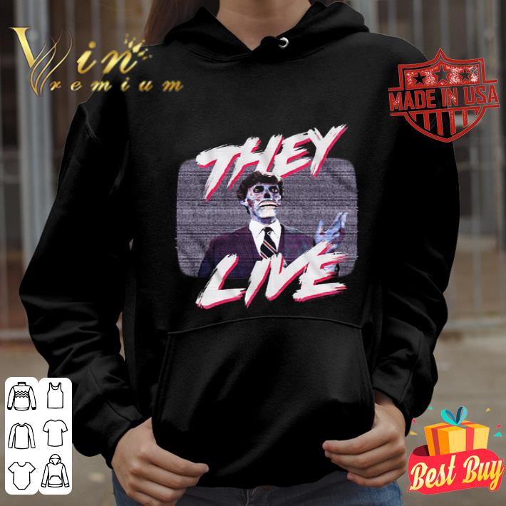 dd9b9871 they live television static shirt 4 - They live Television Static shirt