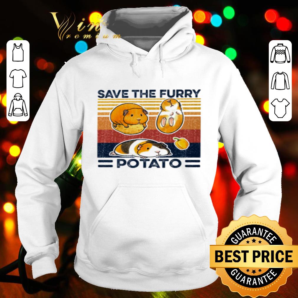 Save the furry potato retro shirt