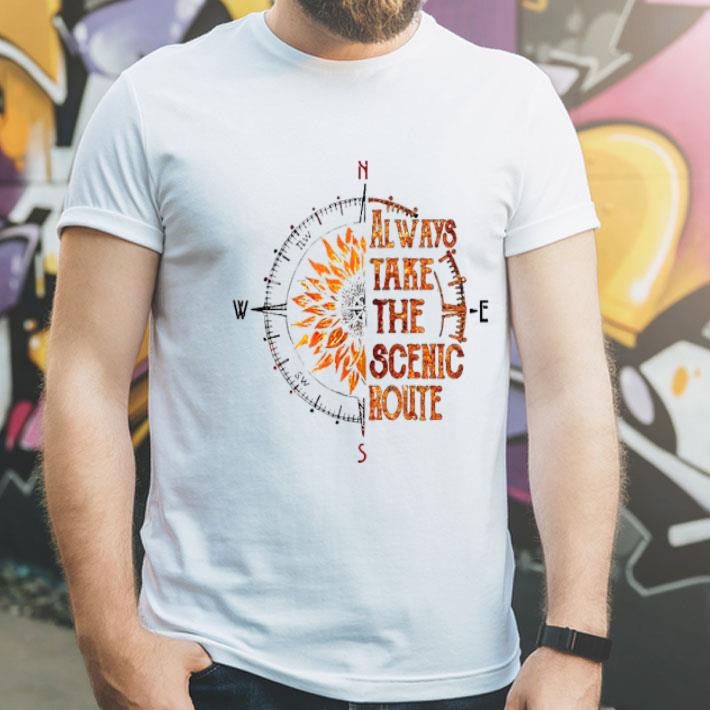 Sunflowers Always Take The Scenic Route.png Shirt