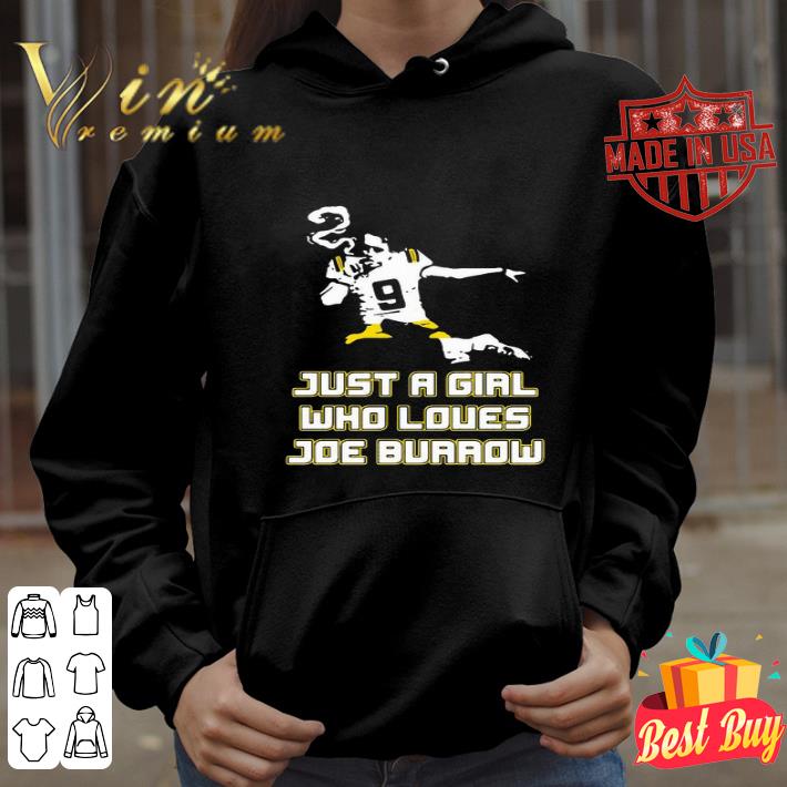 e07c5900 lsu tigers football just a girl who loves joe burrow 9 shirt 4 - LSU Tigers Football Just A Girl Who Loves Joe Burrow 9 shirt