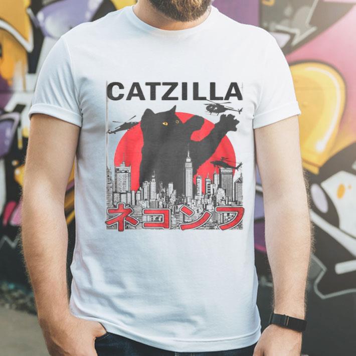 Catzilla Cat Godzilla Biggest Japanese Shirt