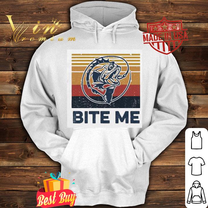 Vintage Fishing Hook Bite Me shirt