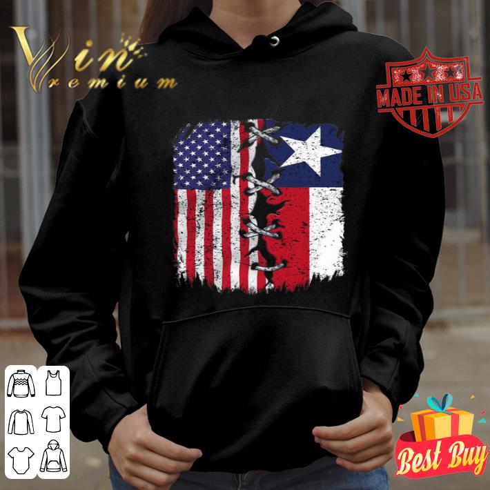 American Flag And Texas Flag shirt