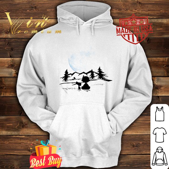 Snoopy And Charlie Brown Camping Moon shirt