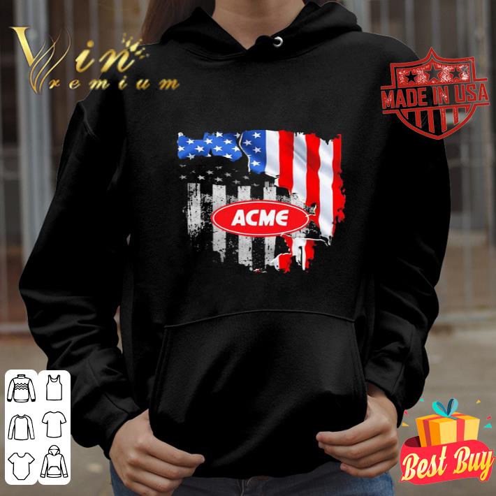 Acme American Flag Independence Day shirt