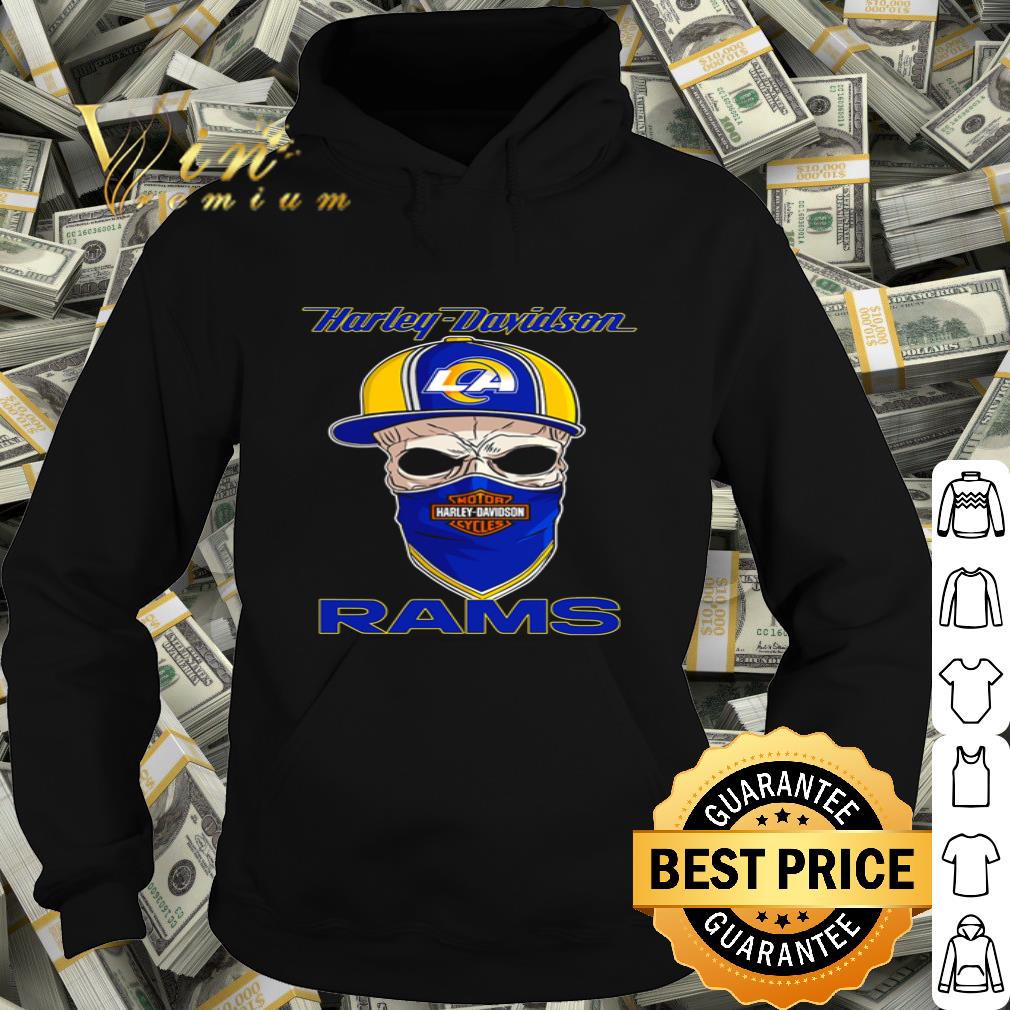 e570d9ac skull hat harley davidson los angeles rams mask shirt 4 - Skull Hat Harley Davidson Los Angeles Rams Mask shirt