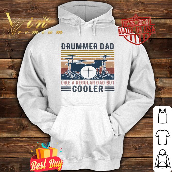 Drummer dad like a regular dad but cooler father’s day vintage shirt