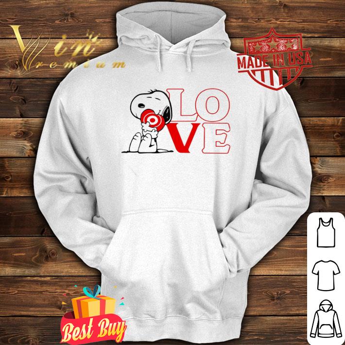 Snoopy Hug Heart Love Target Logo shirt