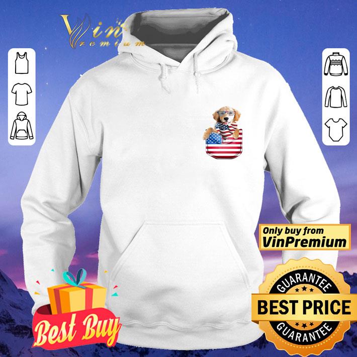 Golden Retriever In Pocket 4th Of July Independence Day shirt