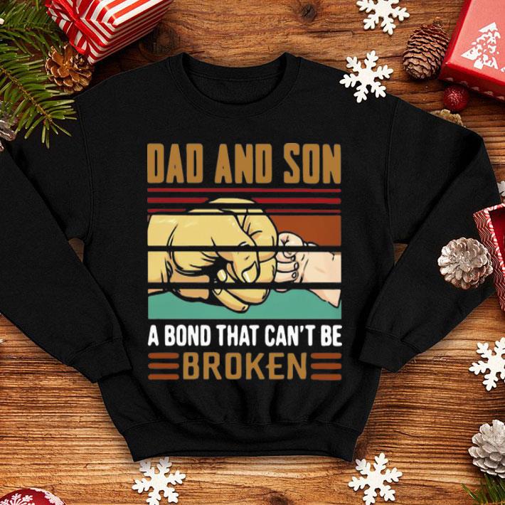Vintage Dad And Son A Bond That Can't Be Broken shirt