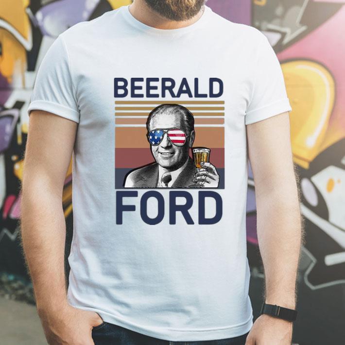 e80ad9a1 vintage beerald ford drink beer american flag shirt 4 - Vintage Beerald Ford Drink Beer American Flag shirt