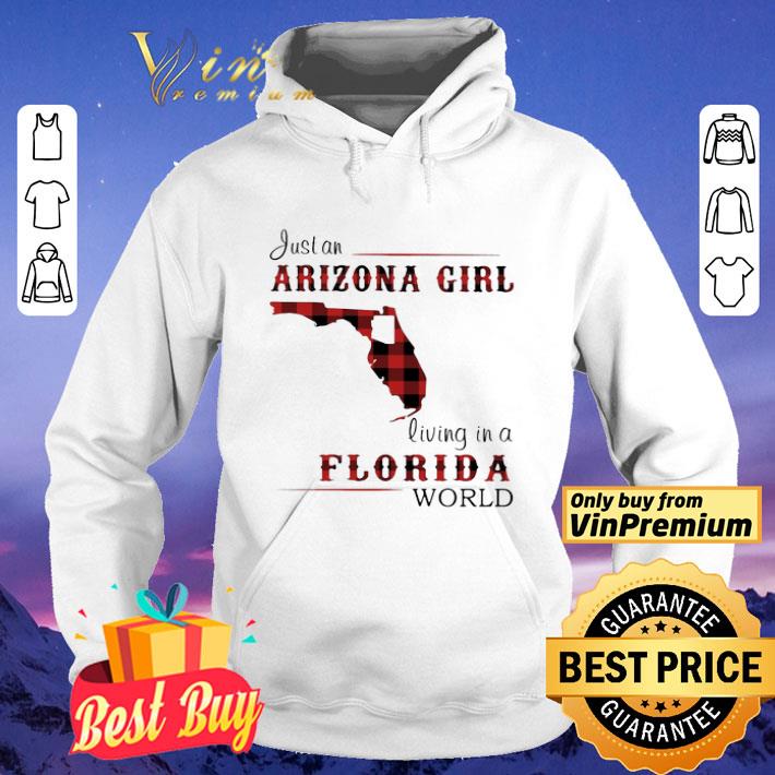 Just an alabama girl living in a florida world map shirt