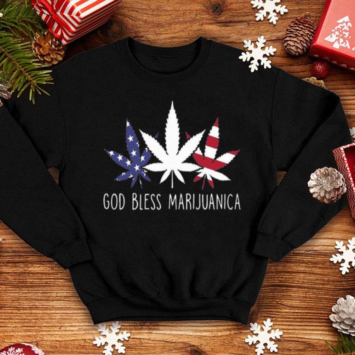 God Bless Marijuanica American Flag Weeds shirt 1 God Bless Marijuanica American Flag Weeds shirt