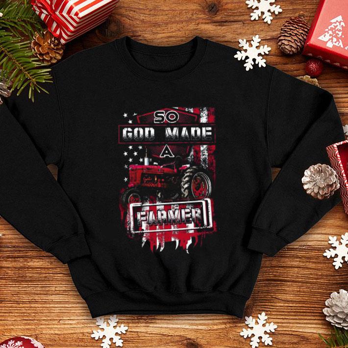 So God Made A Tractor Father shirt