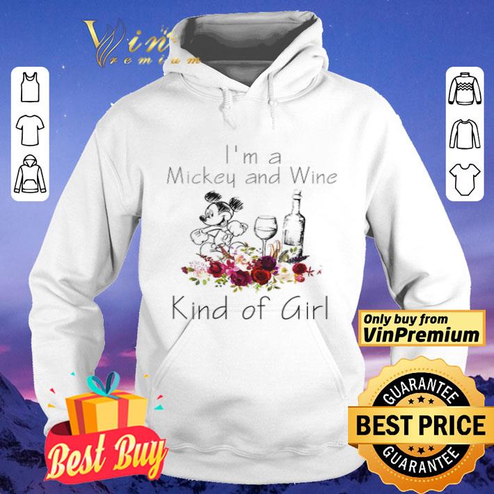 I’m Mickey and wine kind of girl shirt