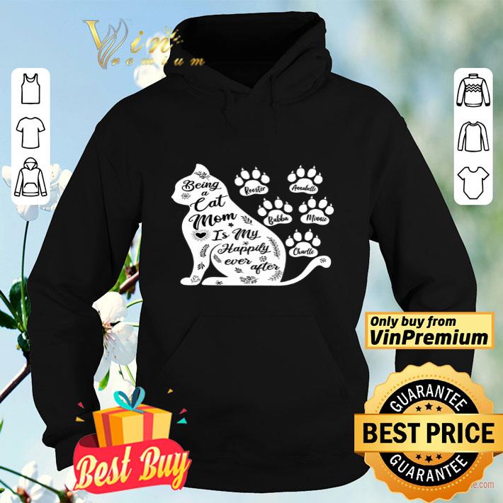 ec3d7f22 being cat mom is my happily ever after rooster annabelle bubba minnie shirt 4 - Being Cat Mom Is My Happily Ever After Rooster Annabelle Bubba Minnie shirt