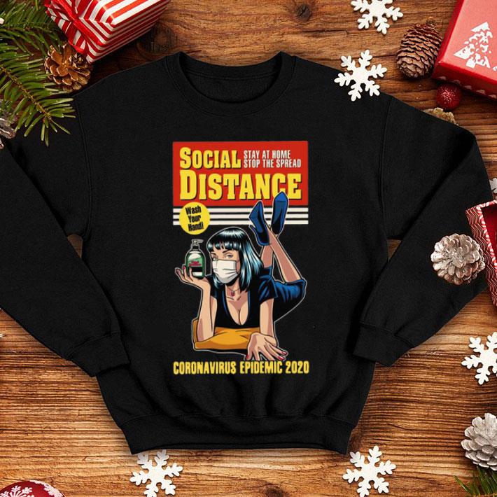 Social Distance Stay At Home Stop The Spread Coronavirus Epidemic shirt