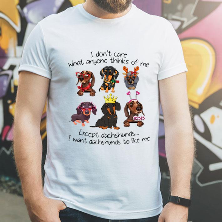 f0714bf2 i don t care what anyone thinks of me except dachshunds shirt 4 - I Don’t Care What Anyone Thinks Of Me Except Dachshunds shirt