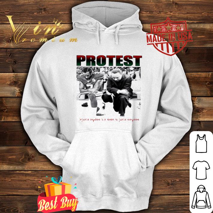 f3af2b5a colin kaepernick protest in justice anywhere is a threat to justice everywhere shirt 4 - Colin Kaepernick Protest In Justice Anywhere Is A Threat To Justice Everywhere shirt