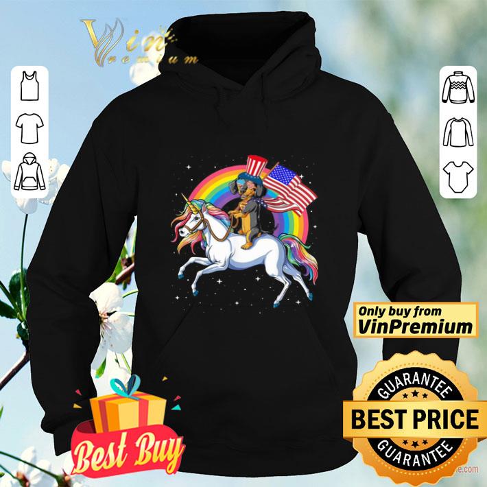 f42c6c1c dachshund riding unicorn happy independence shirt 4 - Dachshund Riding Unicorn Happy Independence shirt