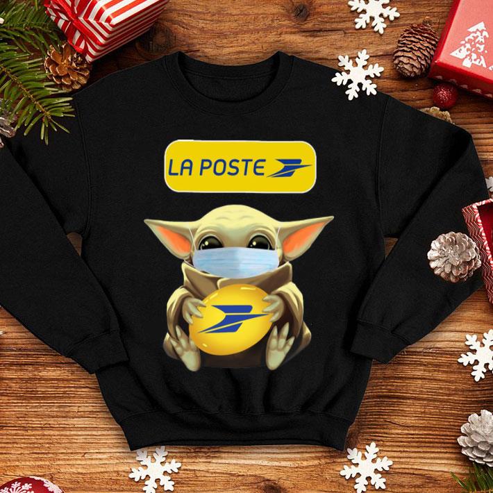 Star Wars Baby Yoda Face Mask Hug La Poste shirt