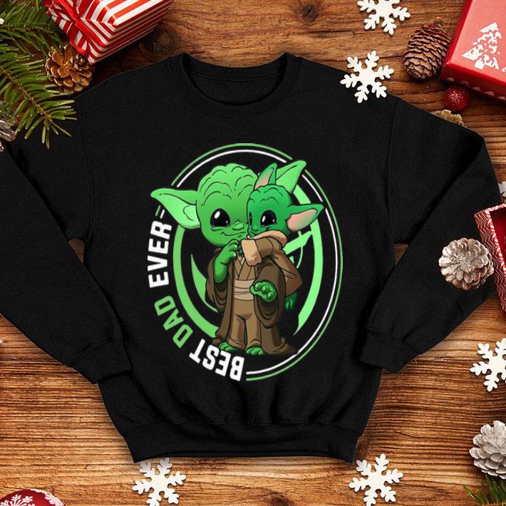 Star Wars Master Yoda And Baby Yoda Best Dad Ever shirt