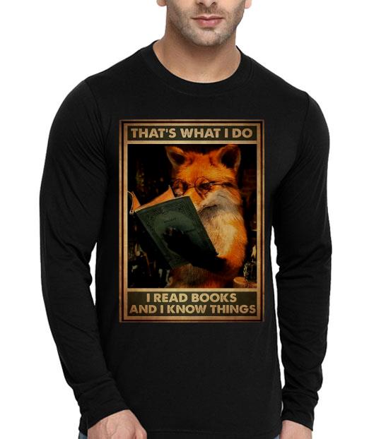 f6353431 fox that s what i do i read books and i know things shirt 4 - Fox That’s What I Do I Read Books And I Know Things Shirt