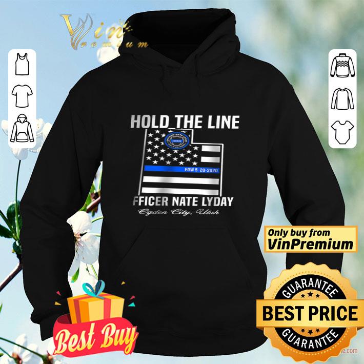 f79465f5 hold the line officer nate lyday ogden city utal shirt 4 - Hold The Line Officer Nate Lyday Ogden City Utal shirt