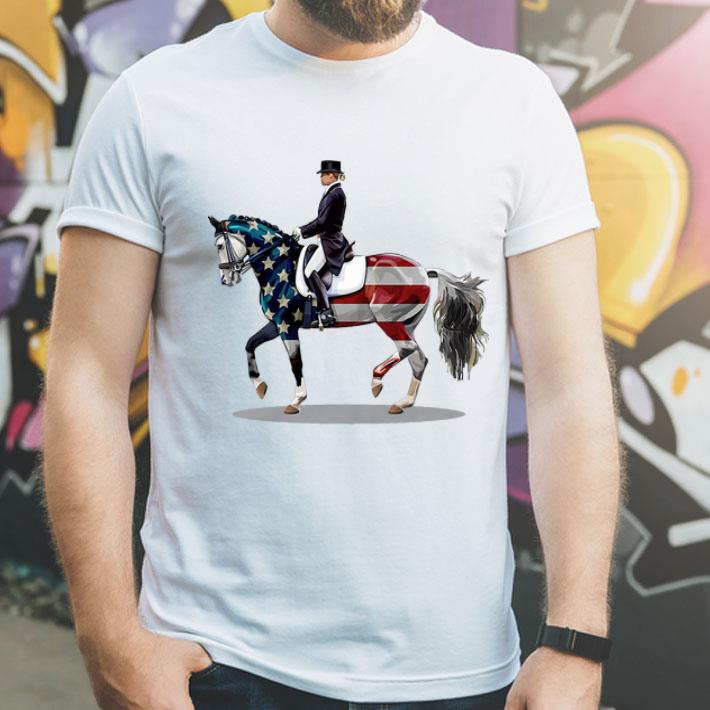 Horse American Flag Dressage shirt