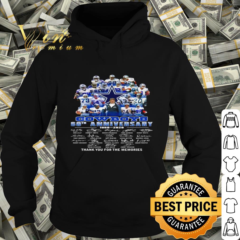 Dallas Cowboys 60th Anniversary Thank You For The Memories shirt